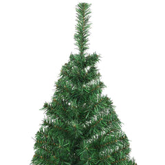 vidaXL Artificial Christmas Tree with Thick Branches Green 180 cm PVC 3