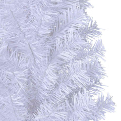 vidaXL Artificial Christmas Tree with Thick Branches White 210 cm PVC 5