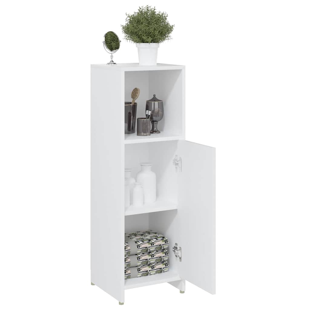 vidaXL Bathroom Cabinet | White | Engineered wood | Standard | Bathroom Cabinet 4