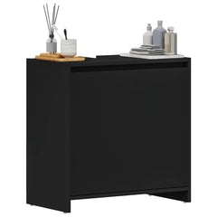 vidaXL Bathroom Cabinet Black 60x33x60 cm Engineered Wood 4