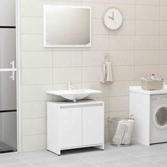 vidaXL 2 Piece Bathroom Furniture Set Engineered Wood