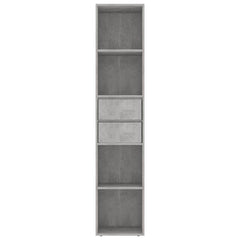 vidaXL Book Cabinet | Concrete Grey | Engineered Wood | Medium | Book Cabinet 4