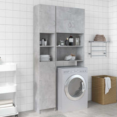 vidaXL Bathroom Cabinet | Concrete grey | Engineered wood | Tall 1