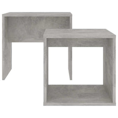 vidaXL Coffee Table | Concrete grey | Engineered wood | Small | Stackable 4