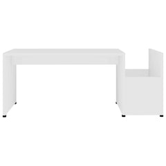 vidaXL Coffee Table | White | Engineered wood | Medium | Storage | Coffee Table 4