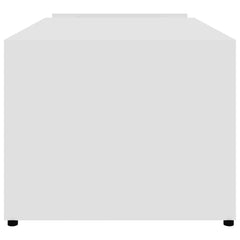 vidaXL Coffee Table | White | Engineered wood | Medium | Storage | Coffee Table 5