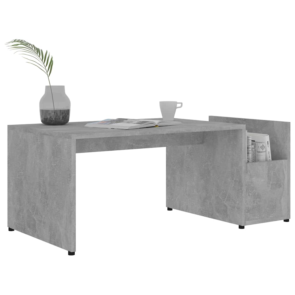 vidaXL Coffee Table | Concrete Grey | Engineered Wood | Medium | Coffee Table 3