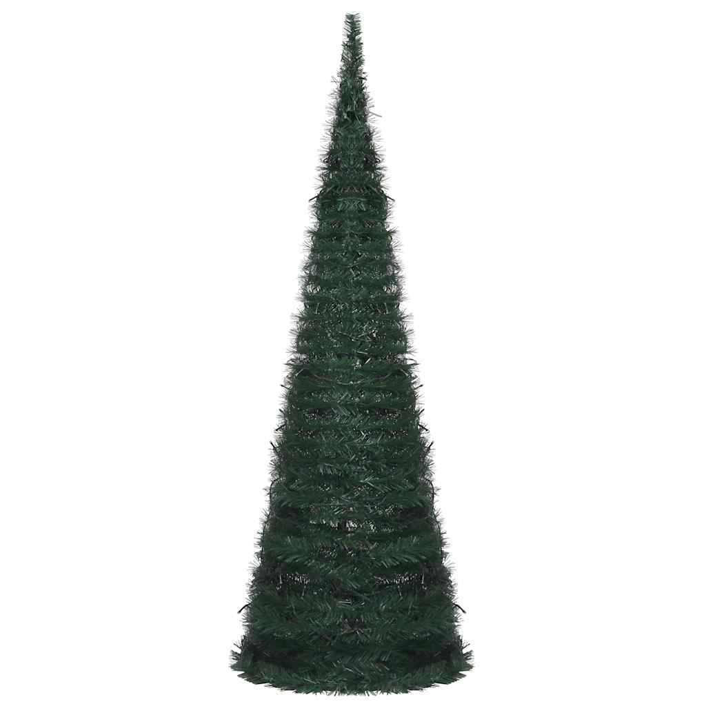 Artificial Christmas Tree Pop-up 50 LEDs Green 120 cm 180 cm 60 cm
