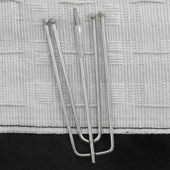 vidaXL Linen-Look Blackout Curtains with Hooks 2 pcs Black 140x245 cm 3