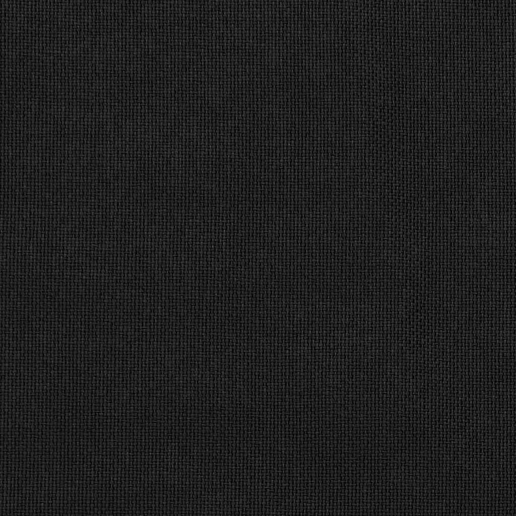 vidaXL Linen-Look Blackout Curtains with Hooks 2 pcs Black 140x245 cm 4