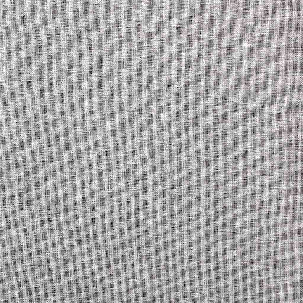 vidaXL Linen-Look Blackout Curtains with Grommets Grey 290x245cm 4