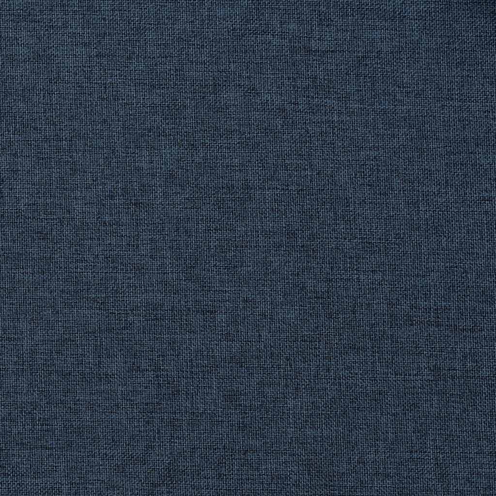 vidaXL Linen-Look Blackout Curtains with Hooks 2 pcs Blue 140x225 cm 4