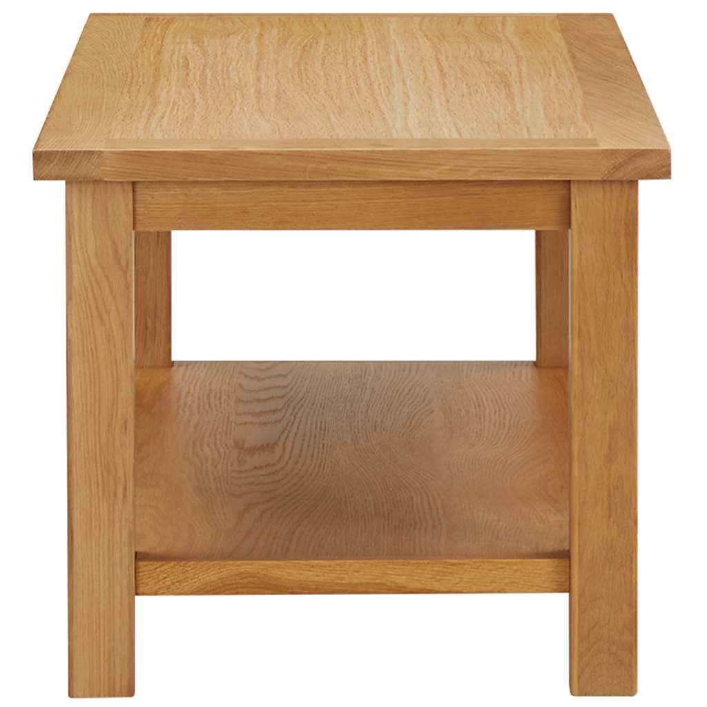 289194 vidaXL Coffee Table 90x45x40 cm Solid Oak Wood 3