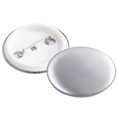 vidaXL Pinback Button Parts 500 Sets 37 mm 2