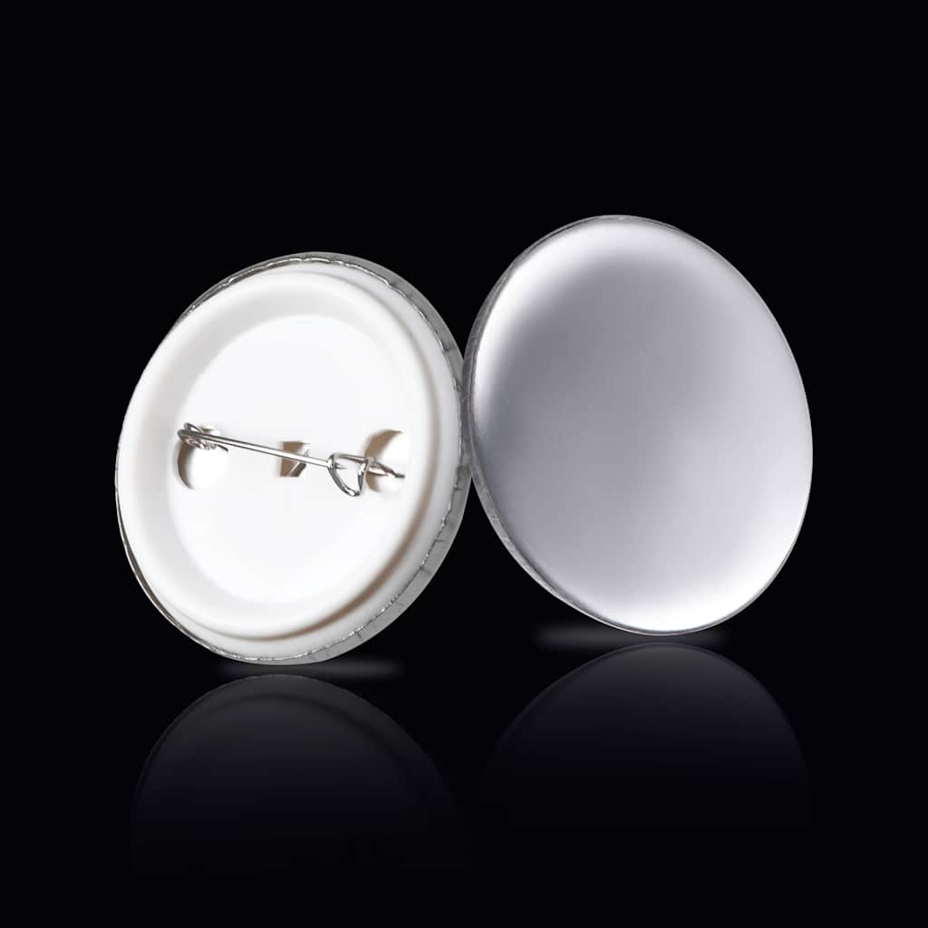 vidaXL Pinback Button Parts 500 Sets 37 mm 3