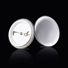 vidaXL Pinback Button Parts 500 Sets 37 mm 3