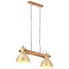 Industrial Hanging Lamp 25 W 109 cm E27 Brass