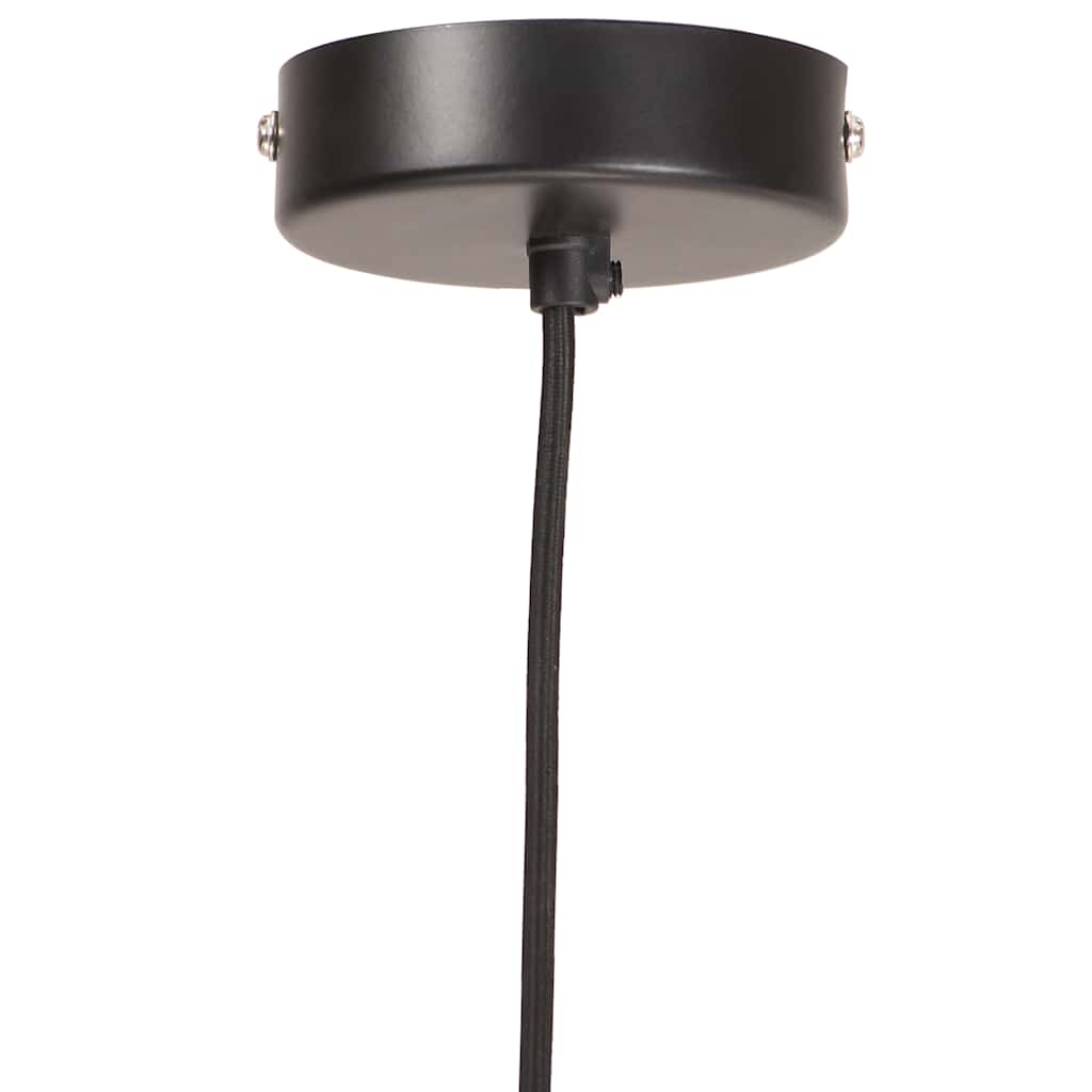 vidaXL Hanging Lamp | Black | Iron | 19 cm diameter | Hanging Lamp | Round 6