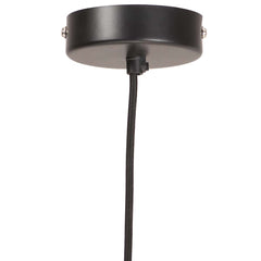 vidaXL Hanging Lamp | Black | Iron | 19 cm diameter | Hanging Lamp | Round 6