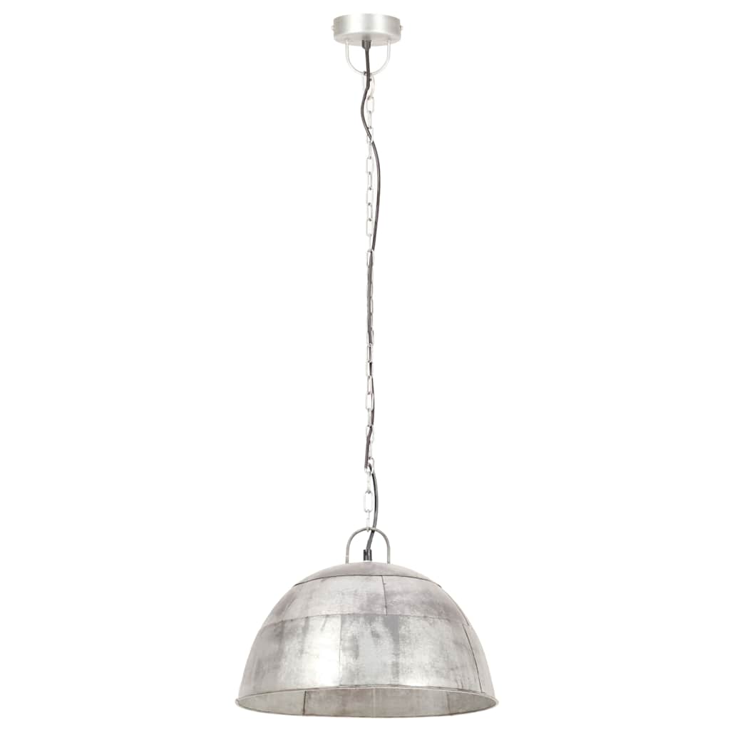 vidaXL Hanging Lamp | Silver | Iron with silver coat finish | Medium 4