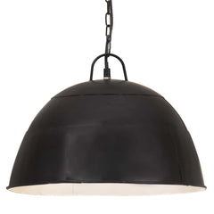 vidaXL Hanging Lamp | Black | Iron | Medium | Hanging Lamp | Round | Industrial 1