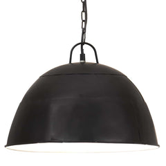 vidaXL Hanging Lamp | Black | Iron | Medium | Hanging Lamp | Round | Industrial 2