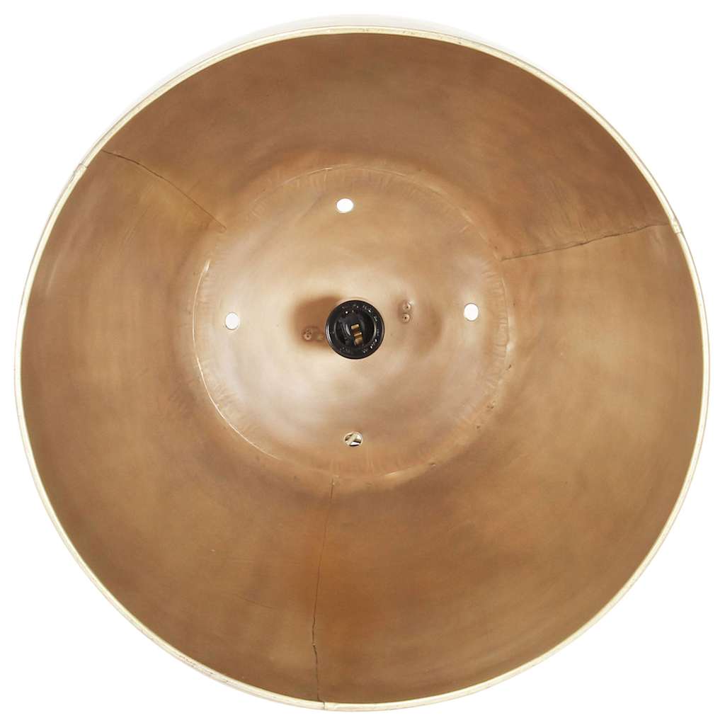 vidaXL Industrial Hanging Lamp 25 W Brass Round 32 cm E27 5