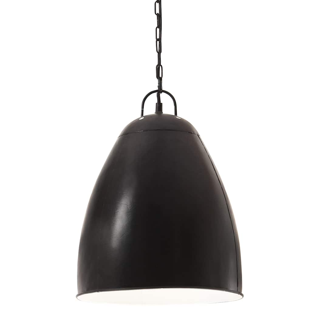 vidaXL Hanging Lamp | Black | Iron with black coating | Medium | Industrial 2