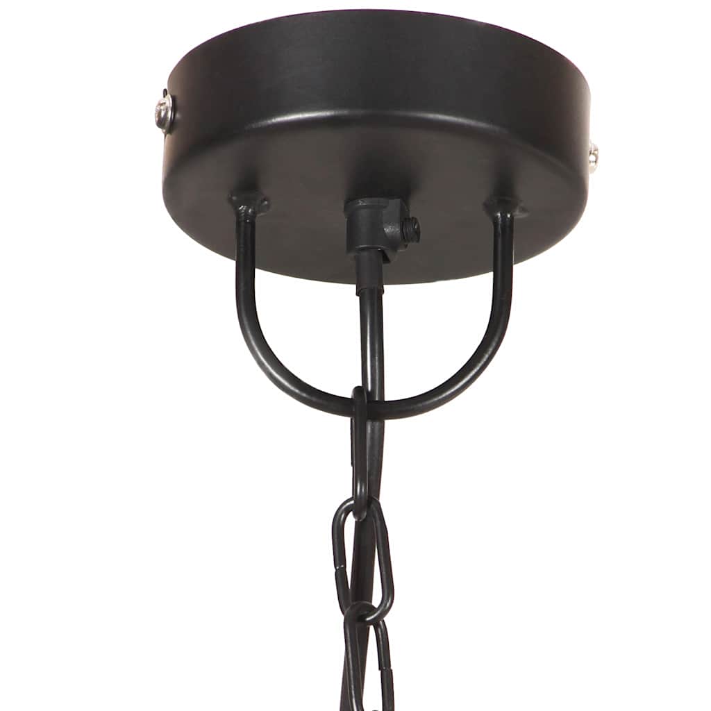 vidaXL Hanging Lamp | Black | Iron with black coating | Medium | Industrial 6