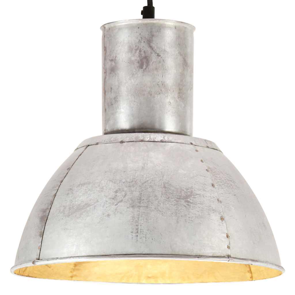 vidaXL Hanging Lamp | Silver | Iron with silver coating | Medium | Industrial 1