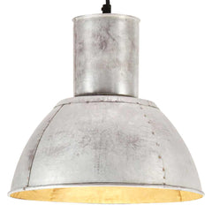 vidaXL Hanging Lamp | Silver | Iron with silver coating | Medium | Industrial 1