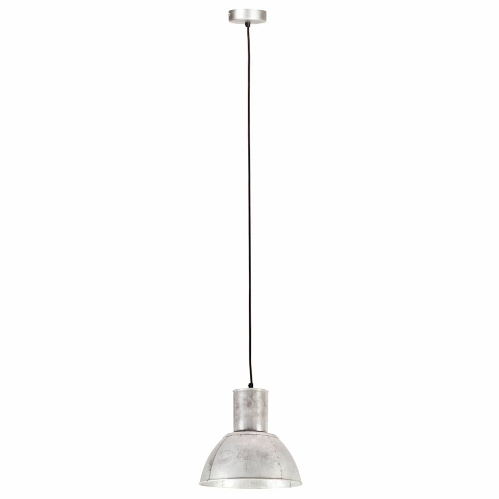 vidaXL Hanging Lamp | Silver | Iron with silver coating | Medium | Industrial 3