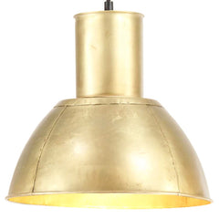 vidaXL Hanging Lamp 25 W Brass Round 28.5 cm E27 1