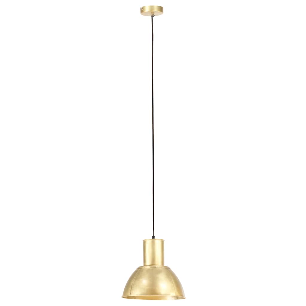 vidaXL Hanging Lamp 25 W Brass Round 28.5 cm E27 3