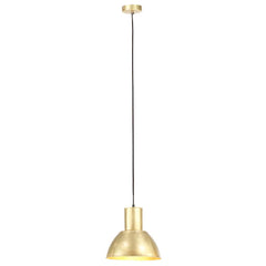 vidaXL Hanging Lamp 25 W Brass Round 28.5 cm E27 4