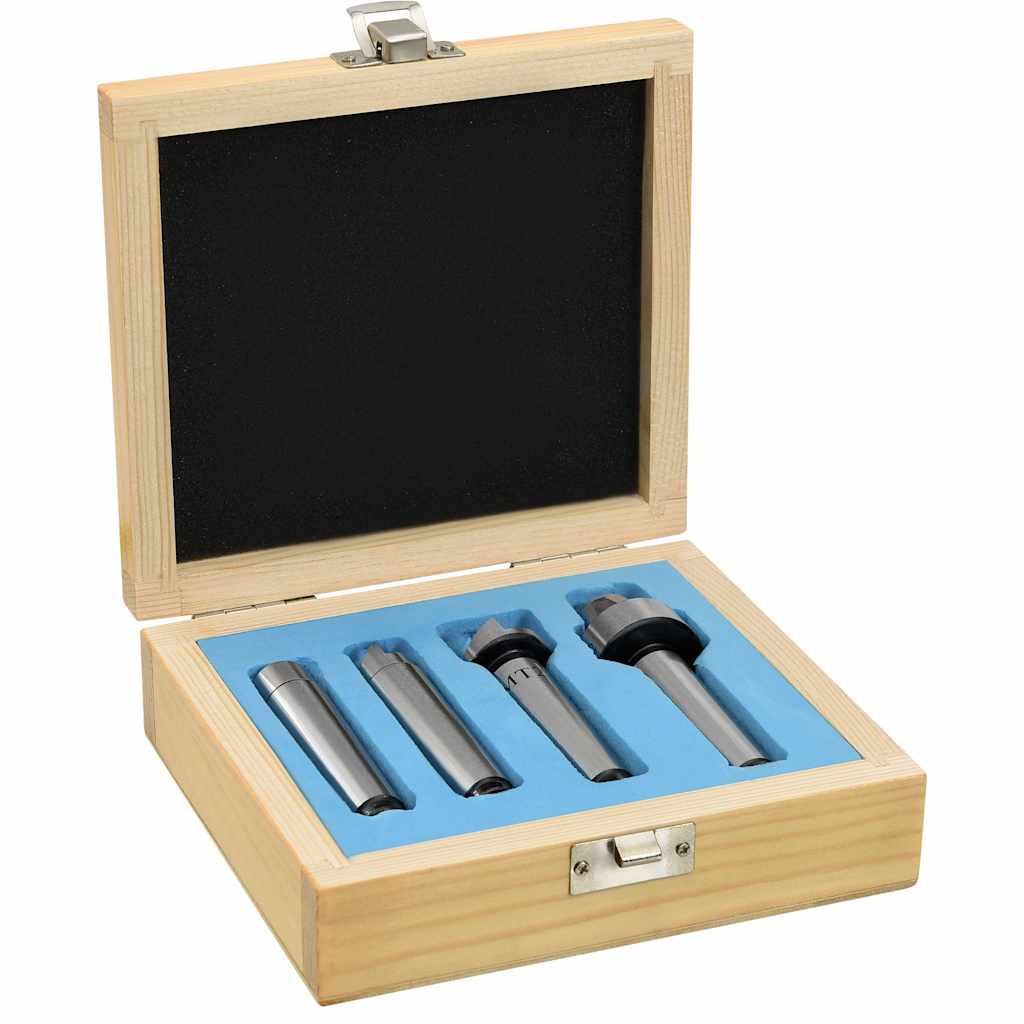 146687 vidaXL Wood Lathe Centers 4 pcs MT2 Steel 2