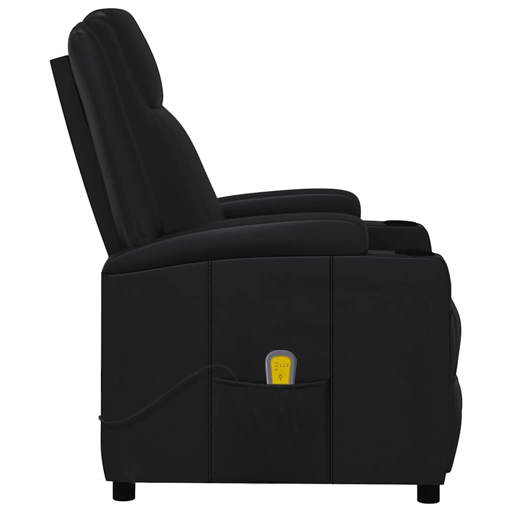 Massage Chair Faux Leather black