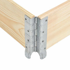 vidaXL Raised Bed 80x120 cm Solid Pine Wood 5