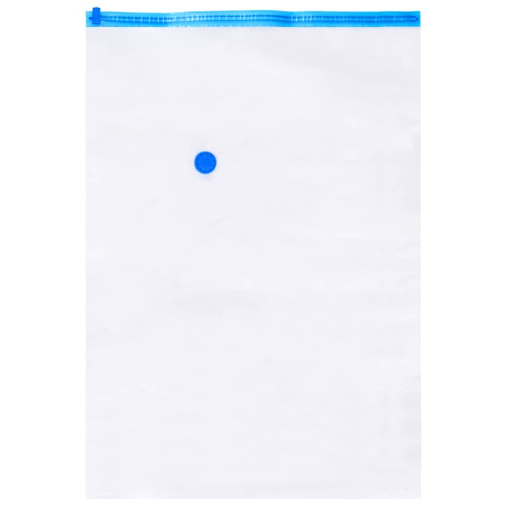 vidaXL Vacuum Travel Bag |  Set of 20 | Transparent and blue | Plastic | Large 3