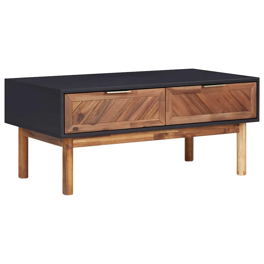 289908 vidaXL Coffee Table 90x50x40 cm Solid Acacia Wood and MDF 1