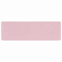 vidaXL Luxury Wash Basin Matt Pink 41x30x12 cm Ceramic 4