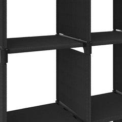 vidaXL Display Shelf | Black | Fabric (100% polyester), steel | Large 6