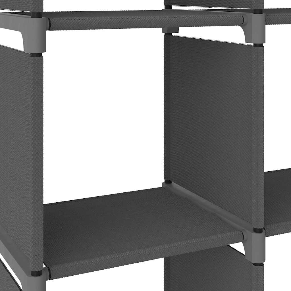 vidaXL Display Shelf | Grey | Fabric (100% polyester), steel | 103x30x141 cm 6