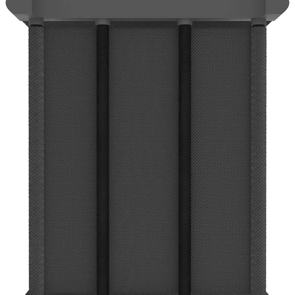 vidaXL Display Shelf | Grey | Fabric (100% polyester), steel | Large 5