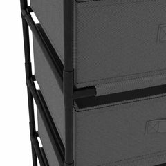 vidaXL Storage Rack | Steel Grey | Steel, Fabric (100% Polyester) | Medium 5