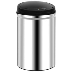 Automatic Sensor Dustbin Stainless Steel Silver 30 l
