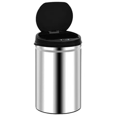 vidaXL Automatic Sensor Dustbin 30 L Stainless Steel 3
