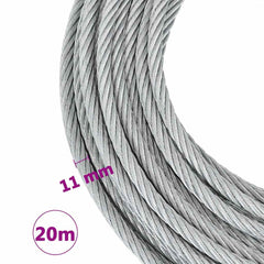 vidaXL Wire Rope Cable 1600 kg 20 m 4