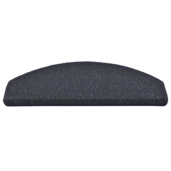 vidaXL Stair mats 15 pcs 65 x 24 x 4 cm Non-Slip Dark Grey and Blue 4