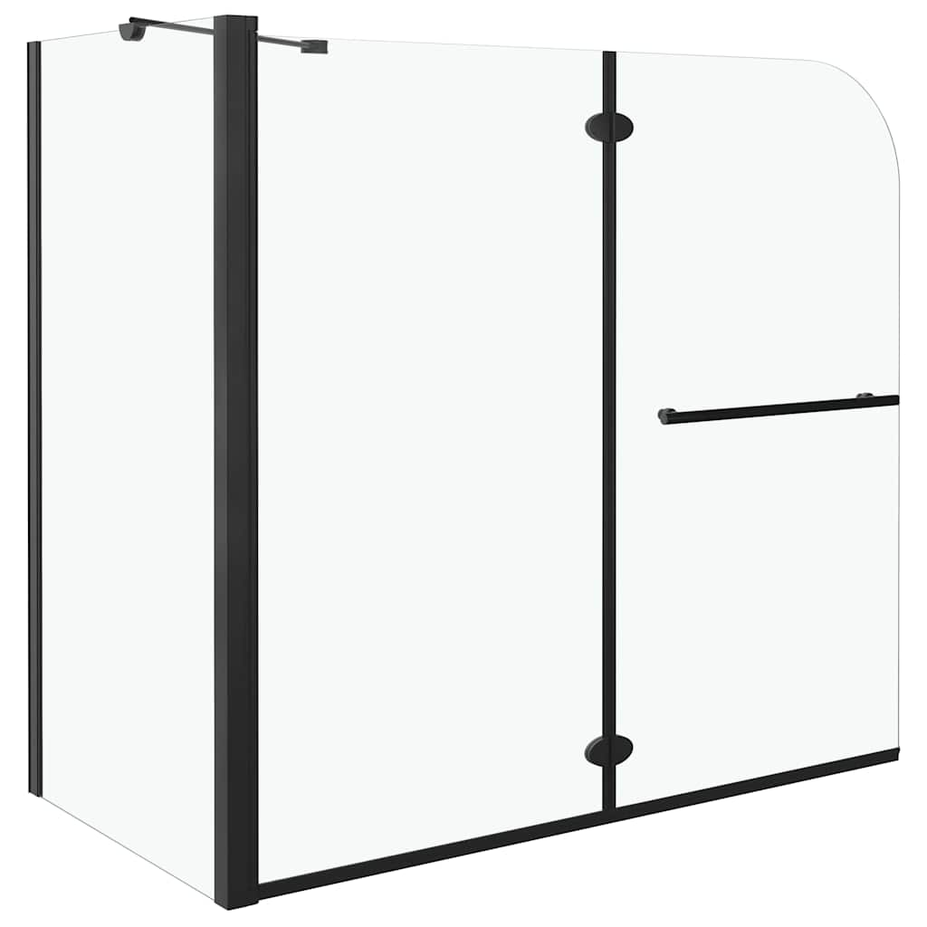 Bi-Folding Shower Enclosure 120 x 67 x 129 cm Transparent
